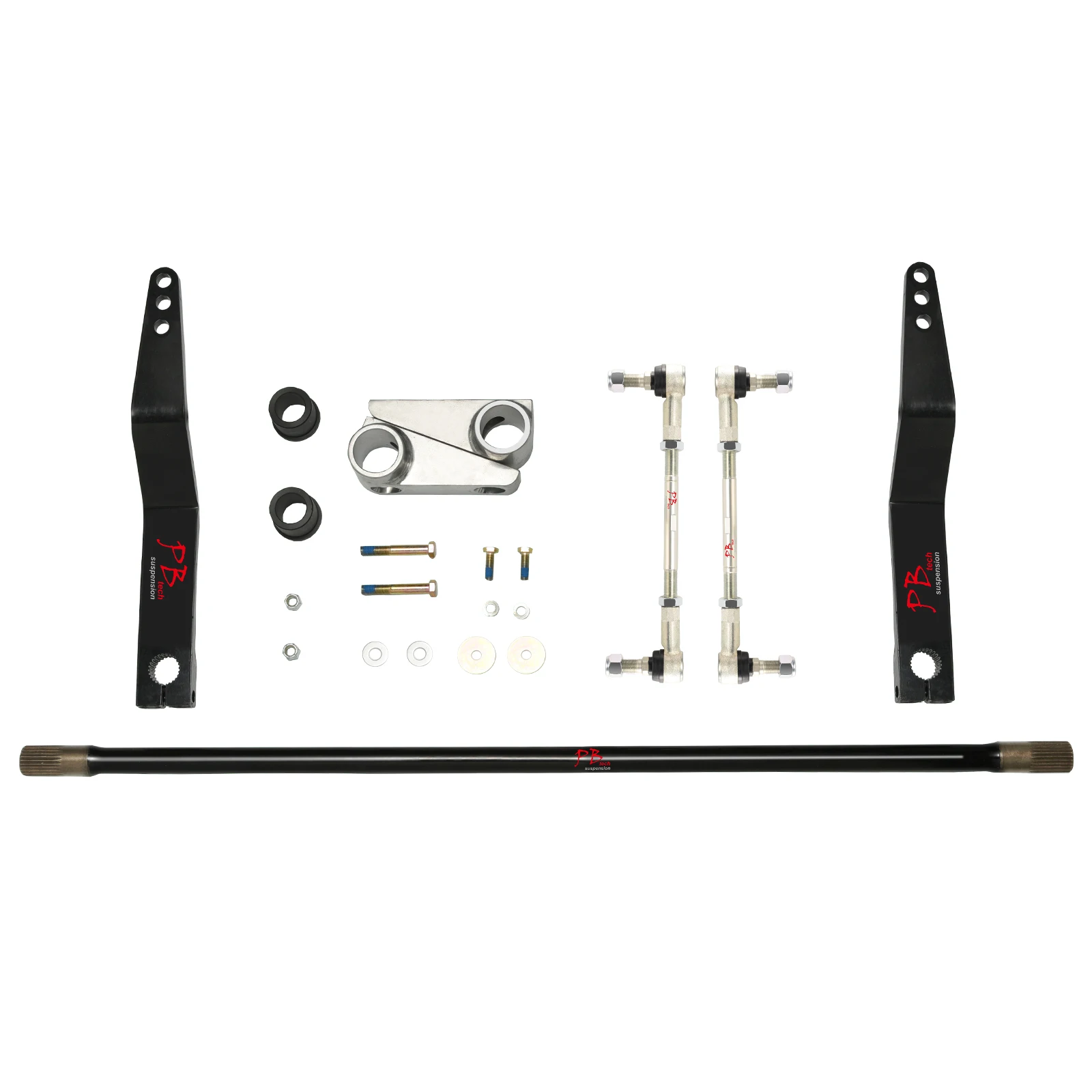 

Front Sway Bar Kit Suspension Stabilizer Links Bars (Steel Arms& Frame Brackets) For 2007-2018 Jeep Wrangler JK