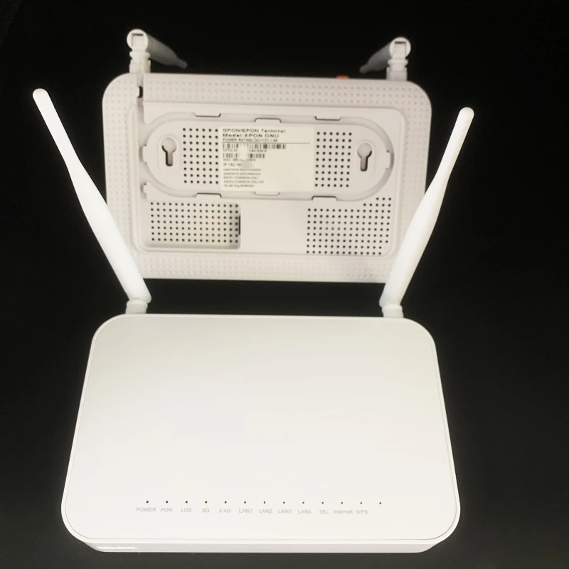 Фото Новый onu xpon ONT 1GE+3FE+5DB WIFI 2.4G&5G двухдиапазонный com wifi 5g FTTH оптическое волокно ONT версия epon gpon XPon ONT №4