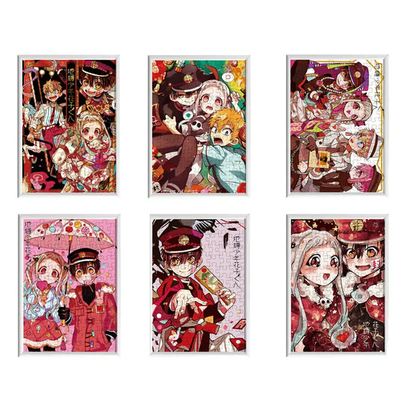 

DIY 120pcs Anime Puzzle Toilet-Bound Hanako kun Board Games Toys for Children