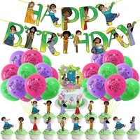 disney pixar encanto birthday party decorations disposable tableware set honeycomb paper ornament ball supplies for children