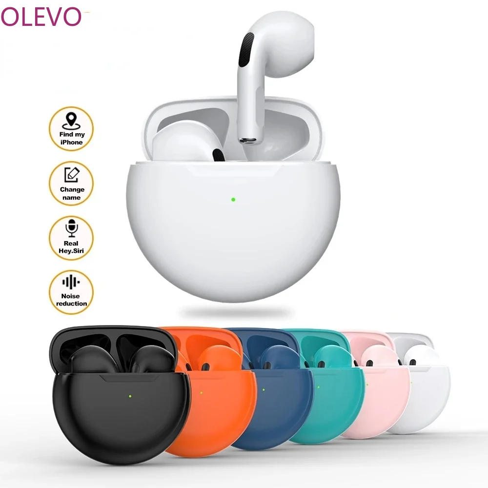 

OLEVO Pro6 TWS Wireless Bluetooth Headsets Earphones Noise Cancelling Headsets With Microphone Handsfree Headphones for phone