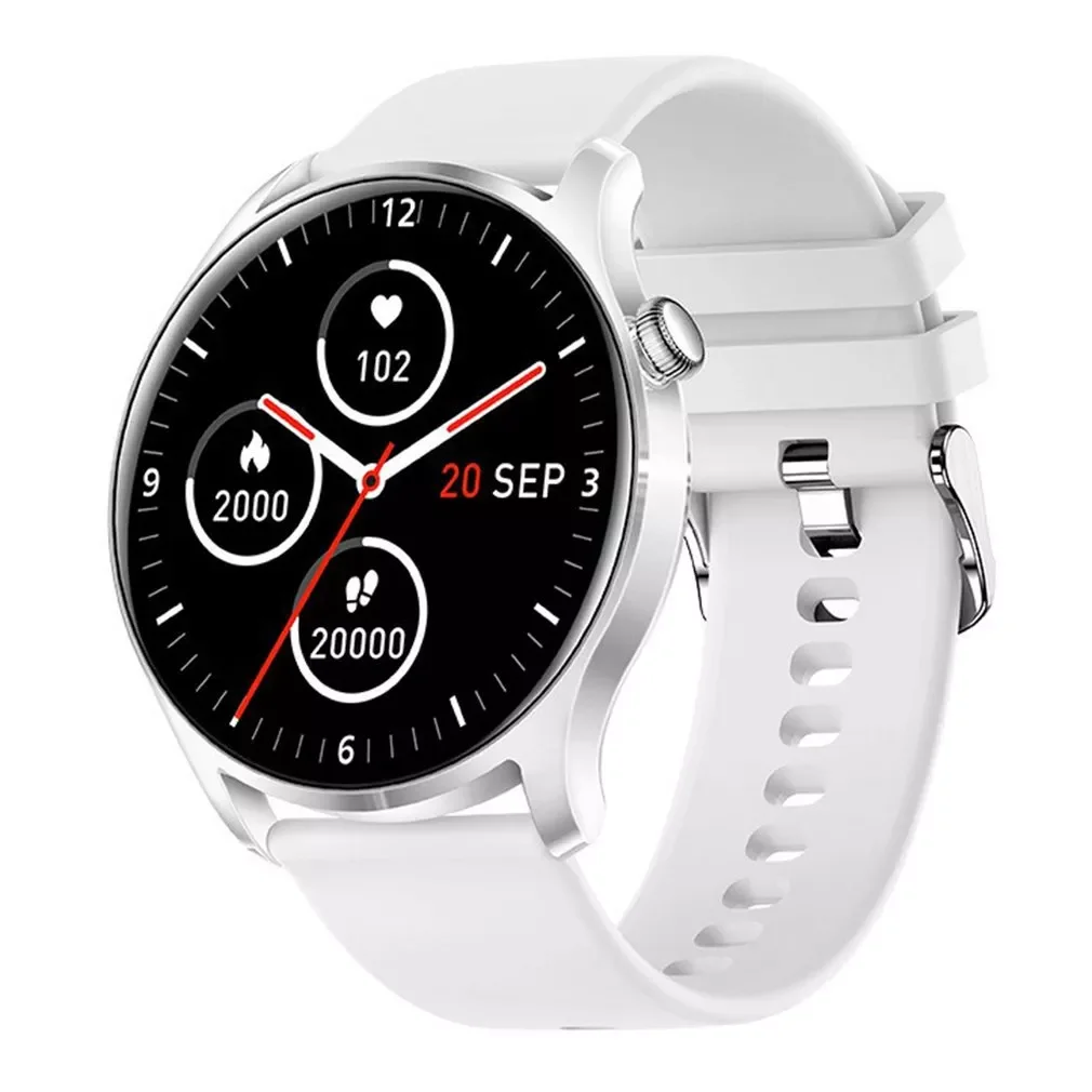 

Smart Watch KC08 Multi-Functional Sports Bracelet Blood Oxygen Heart Rate Sleep Monitoring 1.3-inch Round Screen Smart Watch