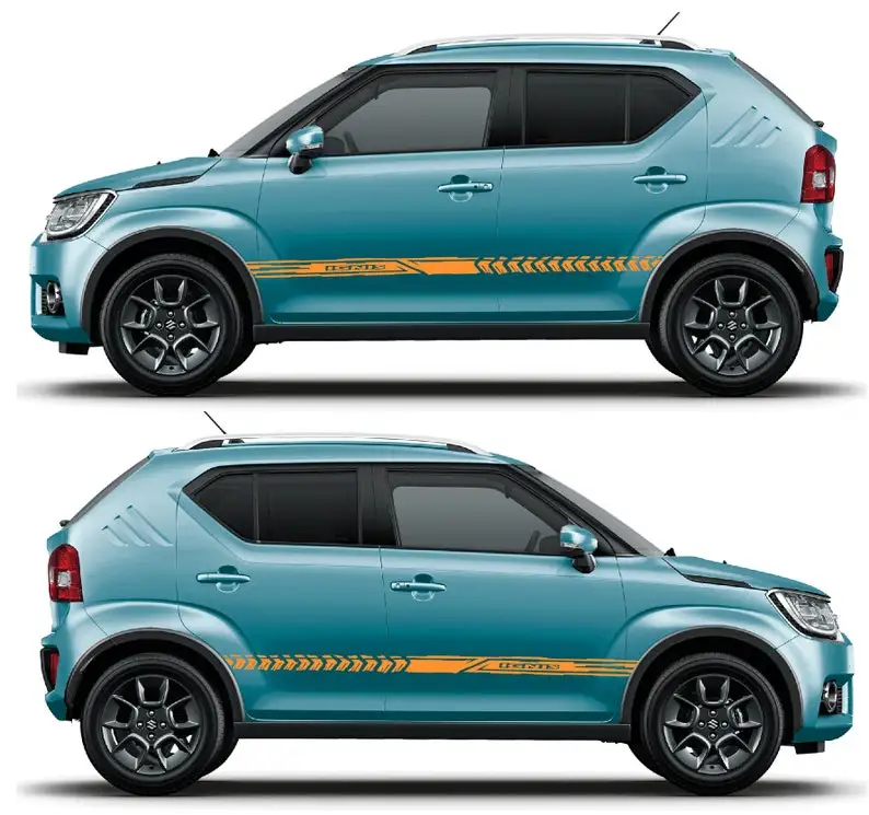 

Sport Sticker Decal Side Door Stripes Compatible with Ignis