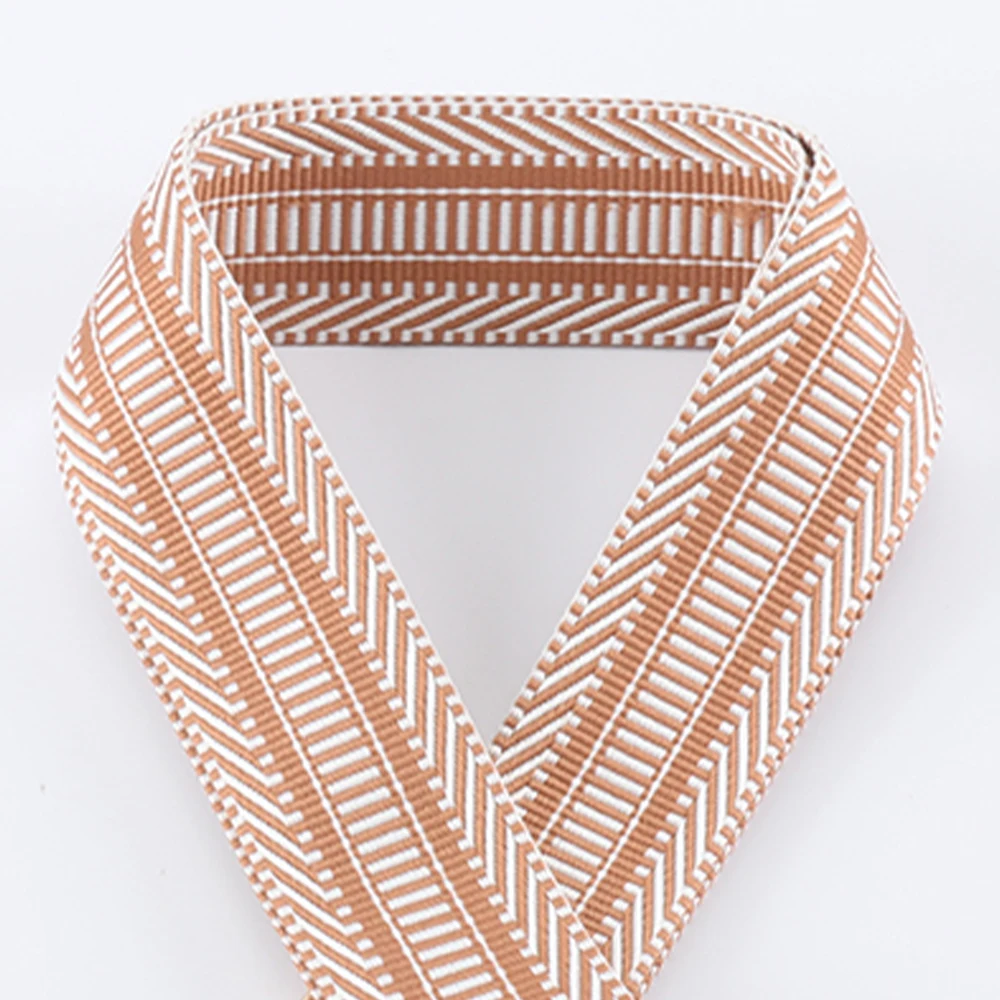 

Тесьма жаккардовая с принтом, модная жаккардовая лента с Разноцветными полосками для рукоделия, текстильная одежда, жаккардовые ленты, 50 мм, 5/10/50 ярдов