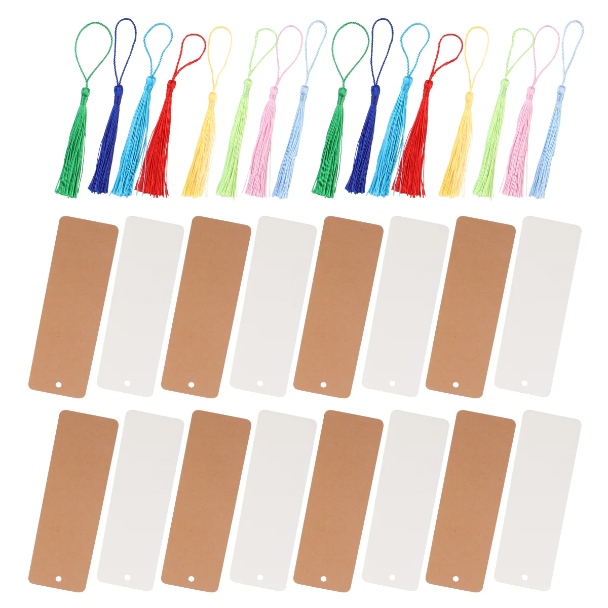 

Bookmarks Paper Kraft Bookmark Gifts Page Marker Booktabs Personalized Holder Teachers Student Kids Blank Graduation Students