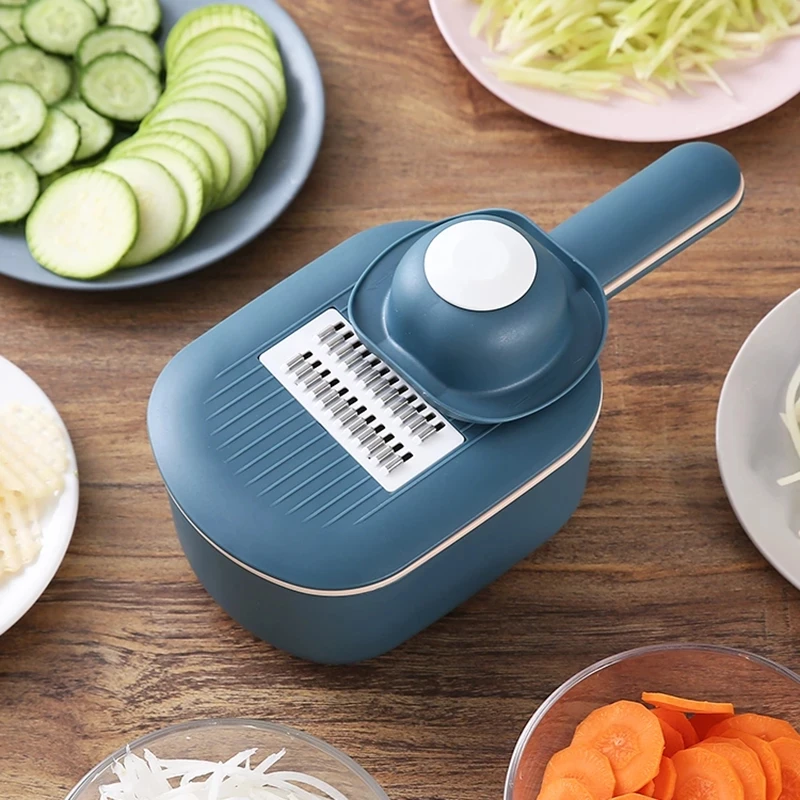 

Potato Cucumber Carrot Slicer Shredding Grater with Filter Kitchen Fruit and Vegetable Slicing Tool Multifunctional Shredder