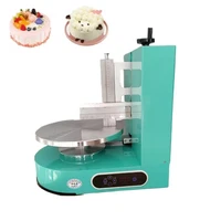 2022 automatic round cake cream coating filling machine cake bread cream decoration spreader machine for birthday