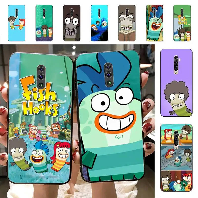 

Disney Fish Hooks Phone Case for Vivo Y91C Y11 17 19 17 67 81 Oppo A9 2020 Realme c3