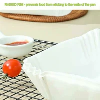 disposable air fryer parchment paper liner oil proof water proof paper tray non stick baking mat for oven air fryer accessories