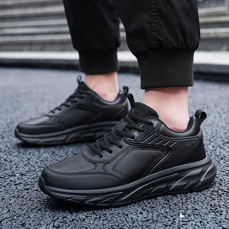 

Fashion Sneaker Men's Casual Shoes Breathable Lightweight Men's Shoes Ourdoor Walk 2023 New Black Man Sport Shoes Male Footwear
