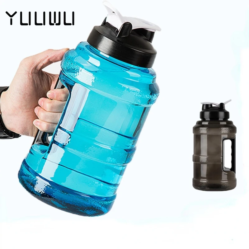 

2500ml Large Capcity Water Bottle Shaker Bottle with Handle Outdoor Fitness Running Gym Training Plastic Sports Bottles
