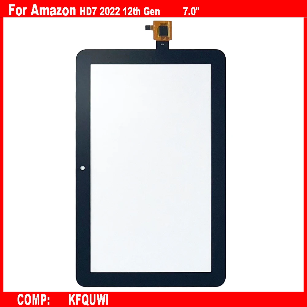 AAA для Amazon Fire HD 7 (2022) HD7 2022 12-го поколения 0 дюйма KFQUWI сенсорный экран + OCA LCD запасная