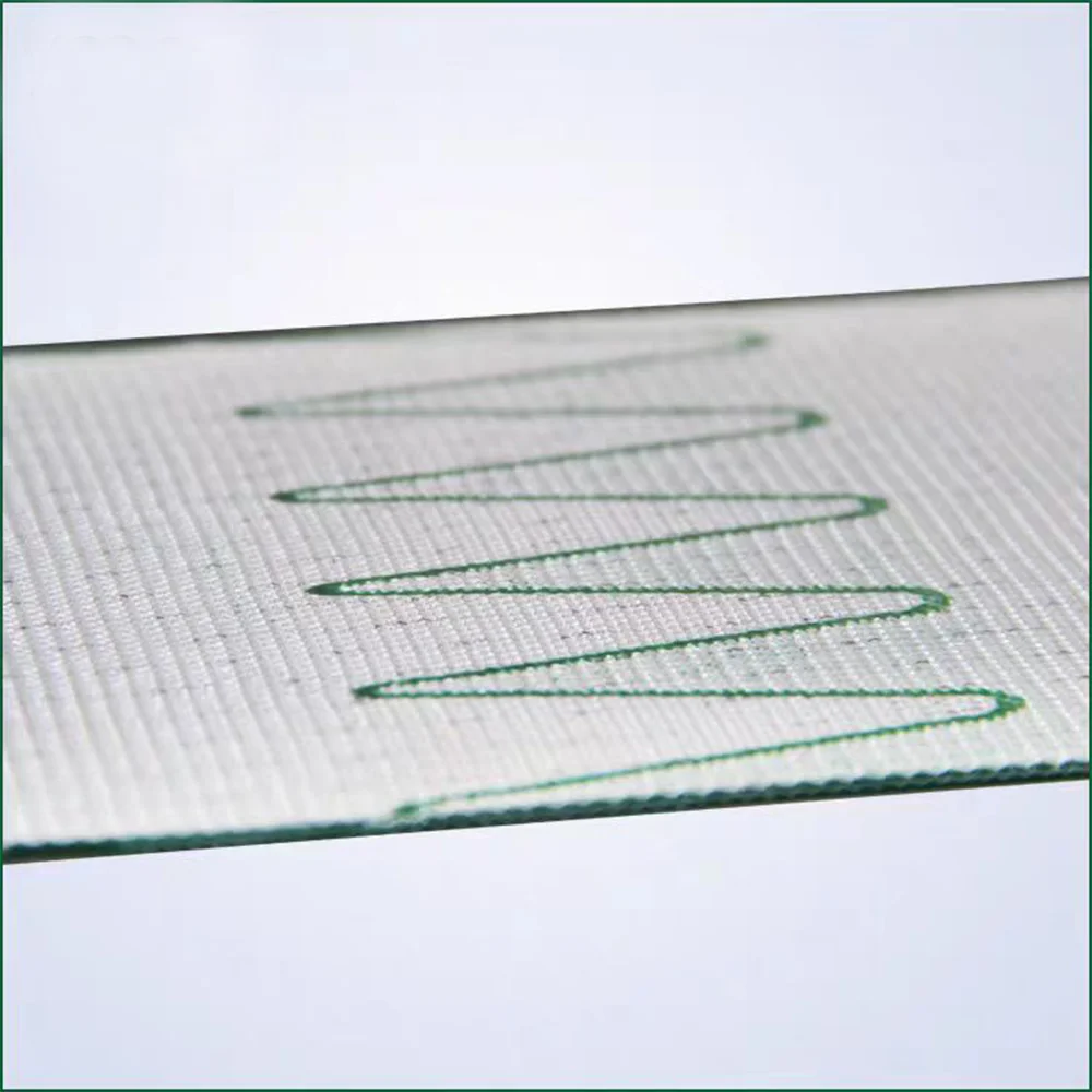 Зеленая трансмиссионная лента из ПВХ. Промышленный ленточный периметр: 600–1050 мм.