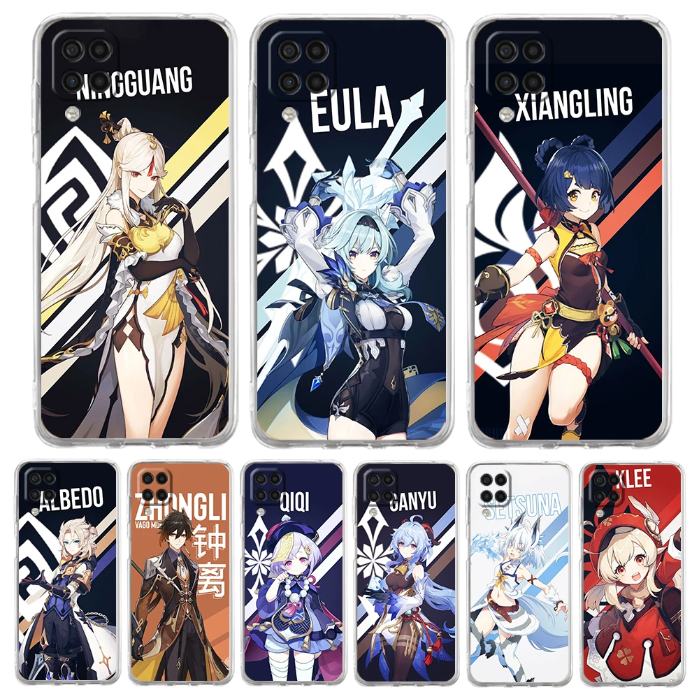 

Чехол для телефона Genshin Impact Game для Samsung Galaxy A32 A53 A52 A72 A13 A22 A51 A71 A41 A31 a21