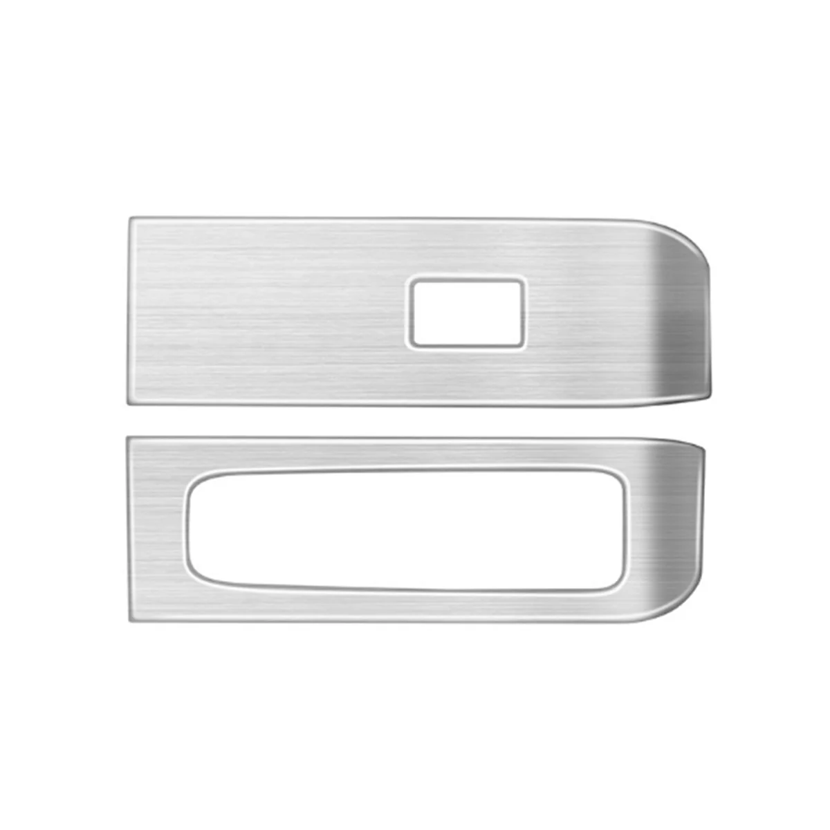 

For Alphard 40 Series 2023+ Stainless Steel Door Armest Window Lift Switch Glass Control Panle Cover Silver RHD