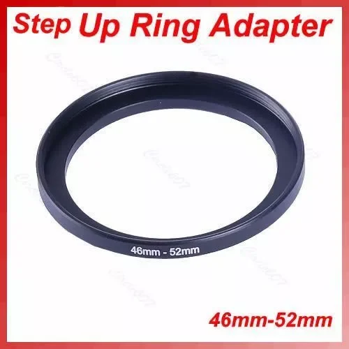 

1Pc "Metal 46mm-52mm Step Up Lens Filter Ring 46-52 mm 46 to 52 Stepping Adapter