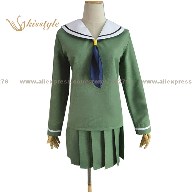 Kisstyle модная Digimon Adventure Hikari Yagami Kari Kamiya зеленая униформа COS одежда косплей костюм, принимаются по индивидуальному заказу (art.: 3920ca5e074cc) - 3920ca5e074cc
