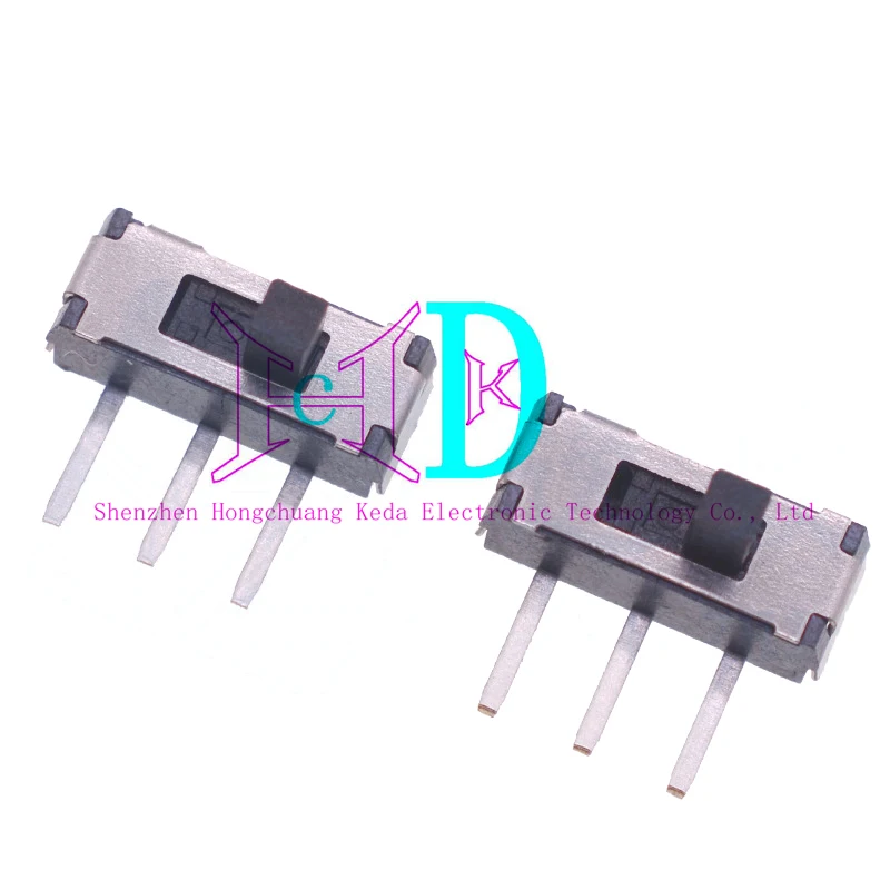 10 шт. 2-й шестерённый 3-ножный переключатель MSK12D19 горизонтальный односторонний