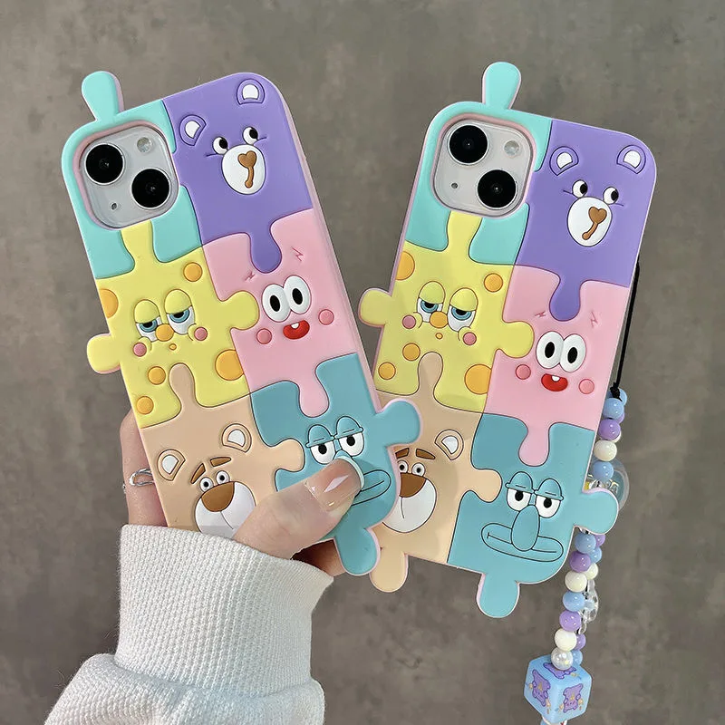 

Cute Cartoon SpongeBobS PatrickS StarS Phone Cases For iPhone 14 13 12 11 Pro Max Mini XR X XS MAX 8 7 Plus Shockproof Cover