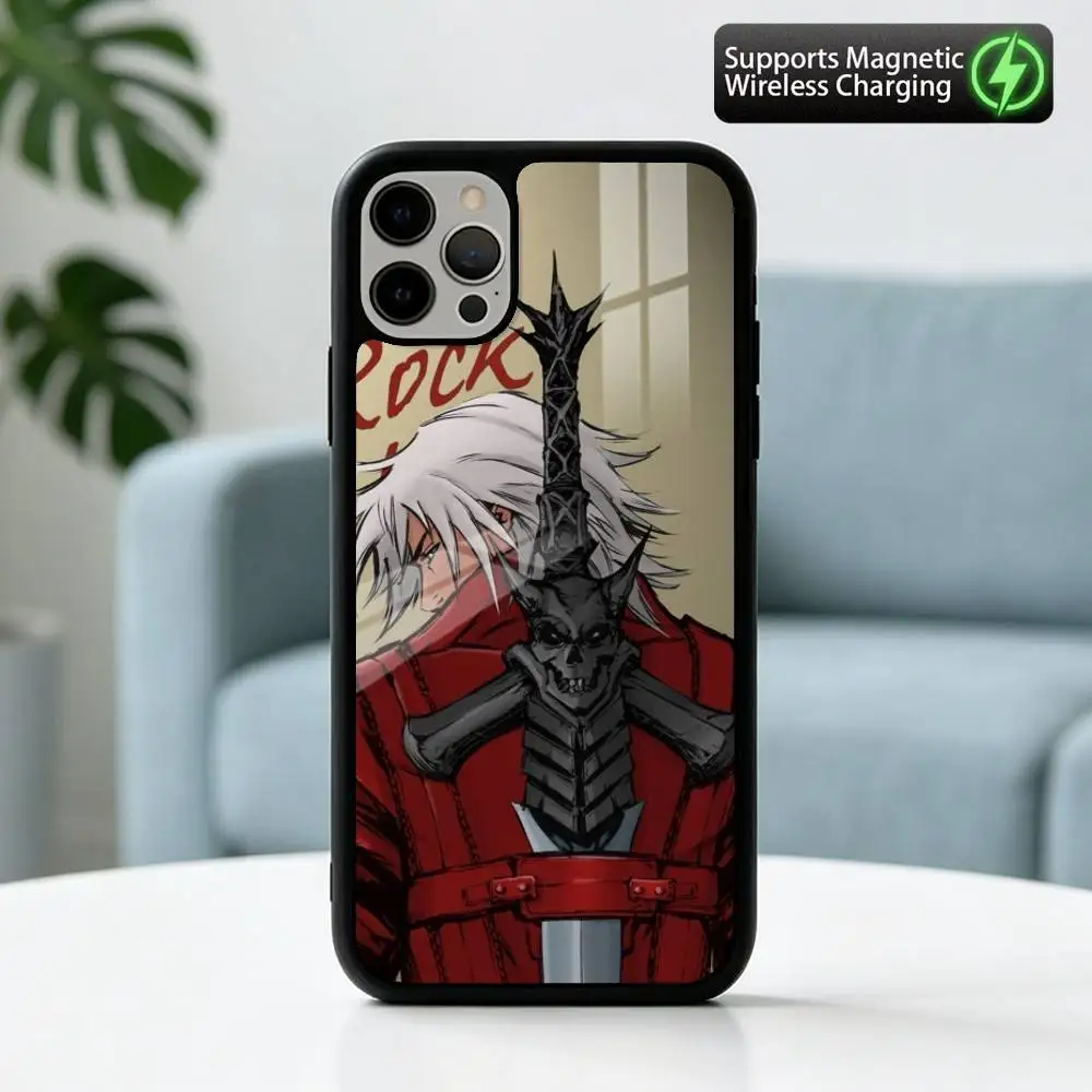 Фото Крутой чехол для телефона d-Dante d-Devil May Cry для iPhone 17, 16, 15, 14, 13, 12, 11 Plus, Pro с поддержкой магнитной беспроводной зарядки №3