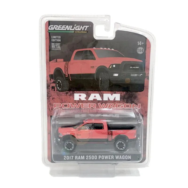 

GreenLight 1/64 Scale Diecast Car Model Toys 2017 RAM 2500 POWER WAGON Pick-Up Truck Die-Cast Metal Vehicle For Boys Kids Gift