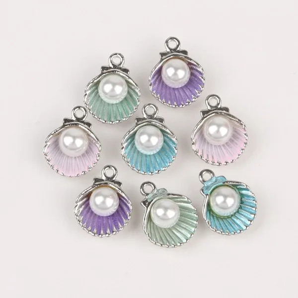 

Delysia King Pearl Handmade Earring Accessories Alloy Colourful DIY 10PCS Jewelry Making Supplies