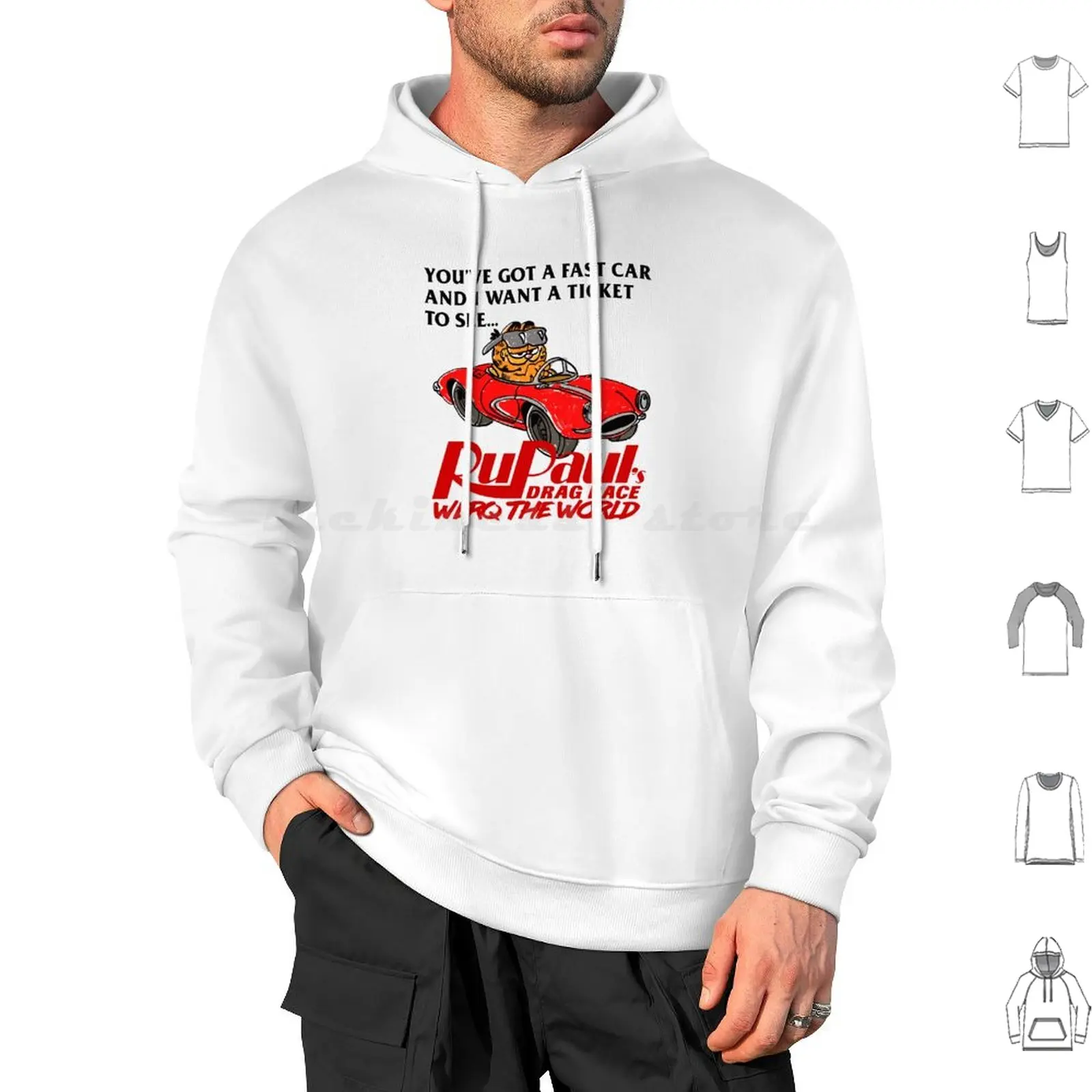 

Хлопковая толстовка с длинным рукавом и надписью Fast Car