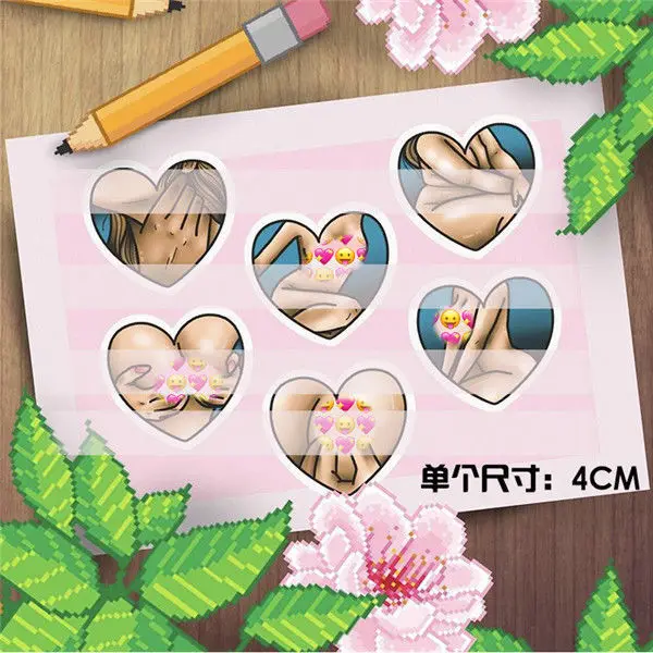 

Sexy Cartoon Tattoos Waterproof Temporary Tattoo for Woman Men Fake Tattoo Stickers Lasting Wrist Arm Tattoo Hentai Art Tattoo