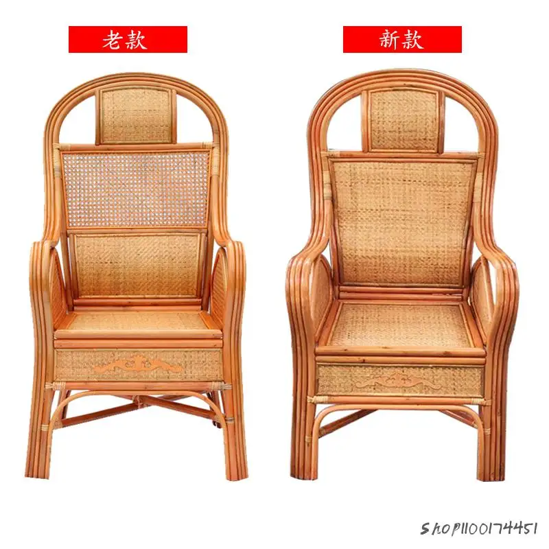 Ротанговый стул из натурального ротанга офисное кресло с защитой талии и шеи