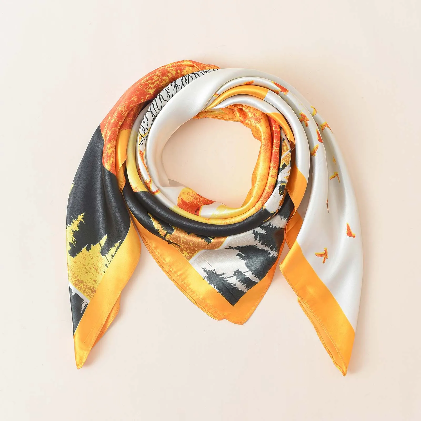 

Женский тонкий шарф с рубашкой