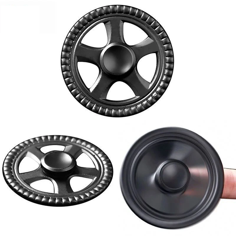 

New Metal Wheel Spinner Anti-Stress EDC Fidget Spinner Roating Gyro Hand Spinner Focus Spinner Fingertip For Adult Kids Gift
