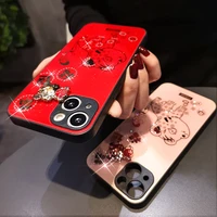 turn around phone case for iphone 12 11 13 pro 11 pro max red year of the tiger phone case for iphone 13 pro max phone case