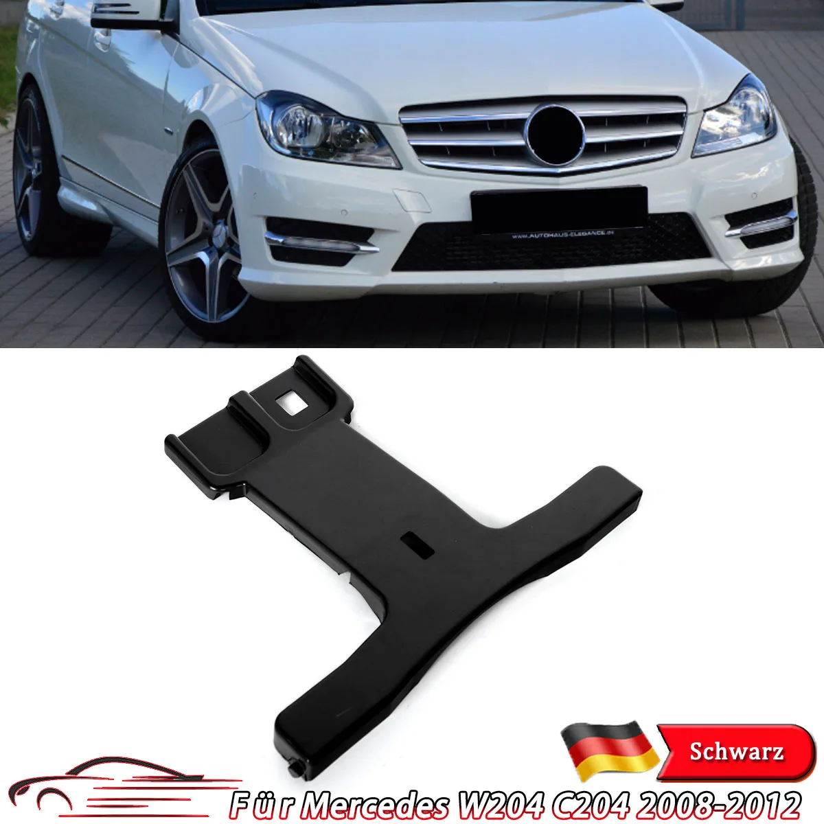 

2048850136 Опора крепления решетки радиатора для Benz C-Class W204 C300 2008-2012 гг. Кронштейн передней решетки