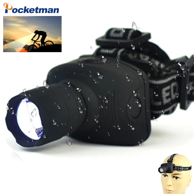 

Портативный светодиодный налобный фонарь, мини-фонарь с передним фонарем, Регулируемая яркость, для велосипеда, для кемпинга, охоты, рыбалки