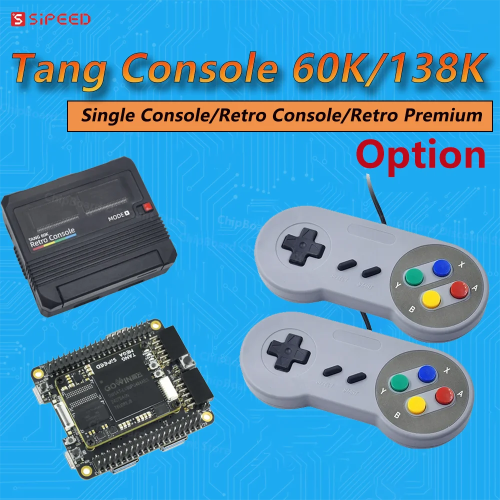Фото Игровая консоль Tang Console 60K/138K GOWIN FPGA: высокопроизводительная компактная ретро-приставка с HDMI, двумя PMOD и поддержкой Raspberry Pi 5 PCIe HAT №2