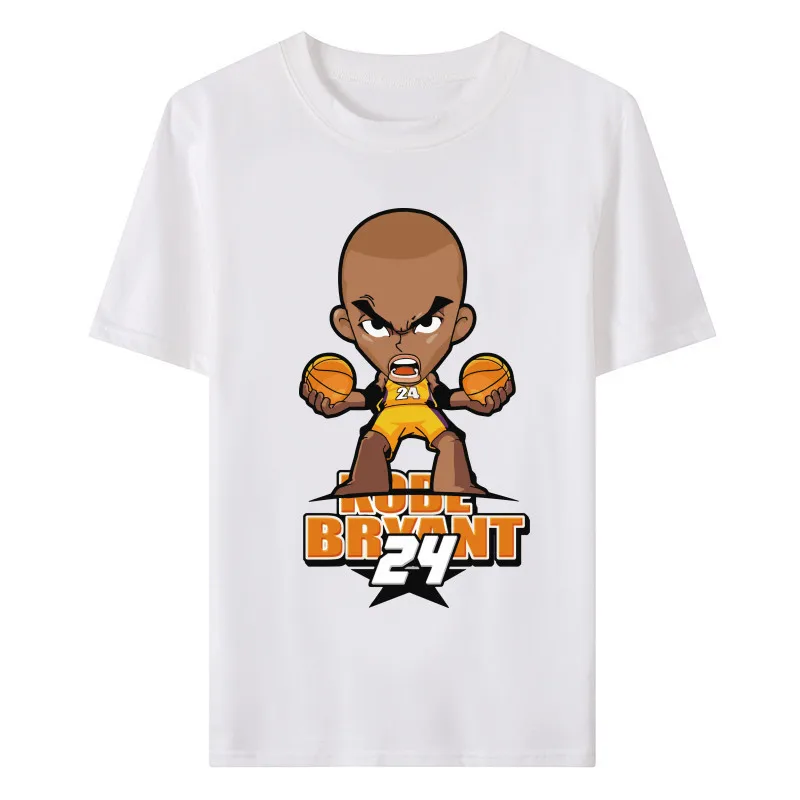 

Повседневная простая модная футболка с круглым вырезом и коротким рукавом, летняя новая рубашка с принтом