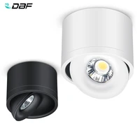 dbf360 degrees spot led downlights ac110v 220v 5w 7w 9w 15w spotlight lights surface mounted lamp for indoor lighting kitchen