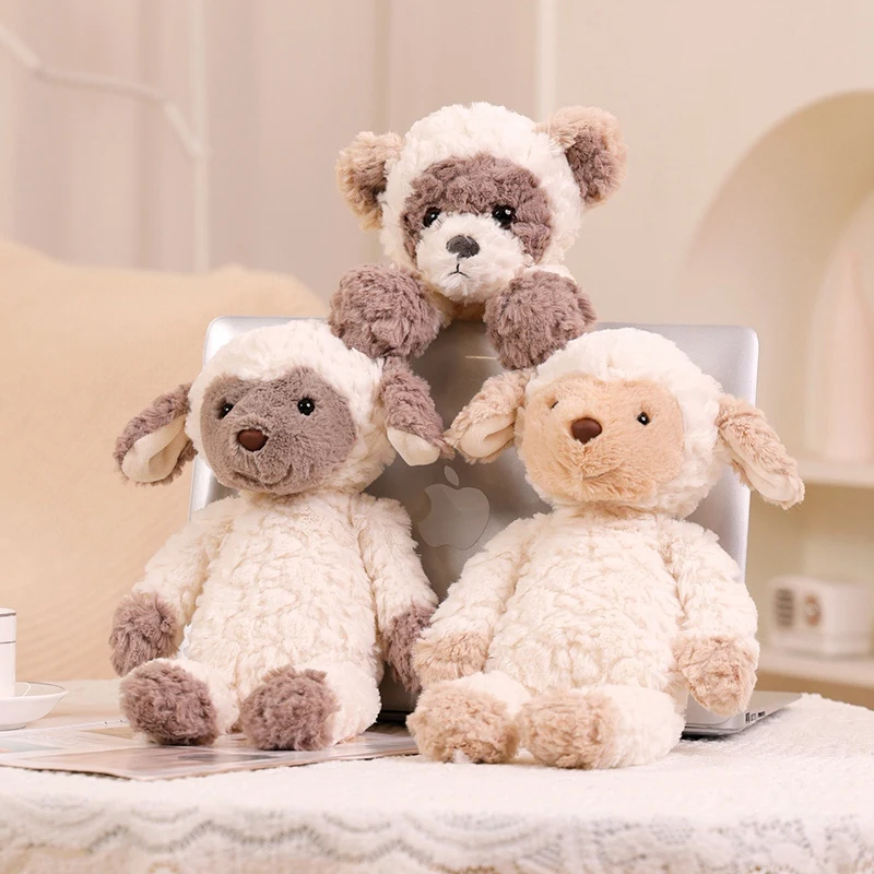 

35CM Cute Sheep Raccoon Triceratops Plush Toys Stuffed Cartoon Dinosaur Lamb Doll Toys for Kids Girls Birthday Xmas Gift