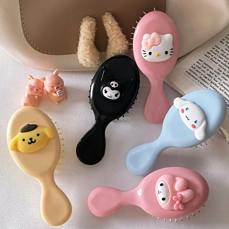 2024 Новая мода Kawaii Hello Kitty расческа мультфильм аниме Sanrio Cat кукла девушка сердце