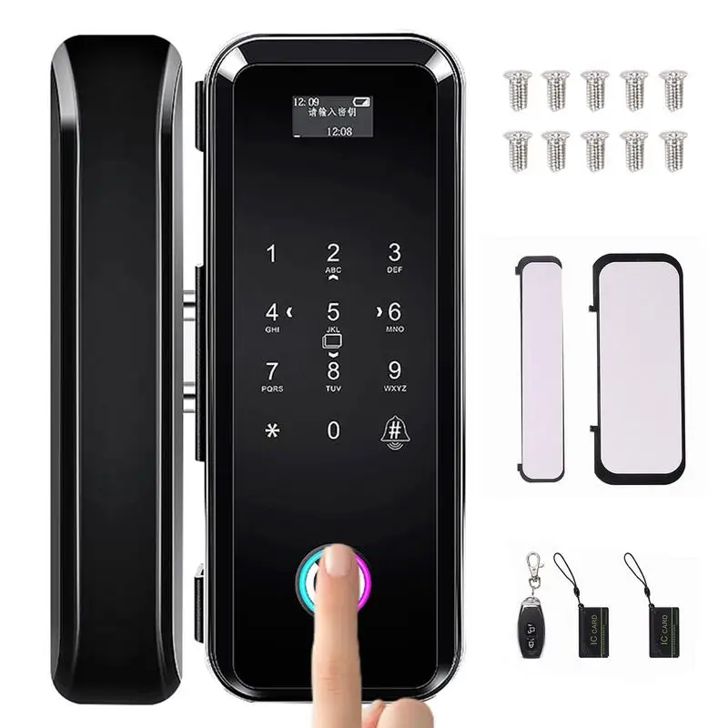 

Fingerprint Door Lock Keyless Entry Door Lock Deadbolt Wireless Control Anti-Peeking Electronic Door Lock With Keypad