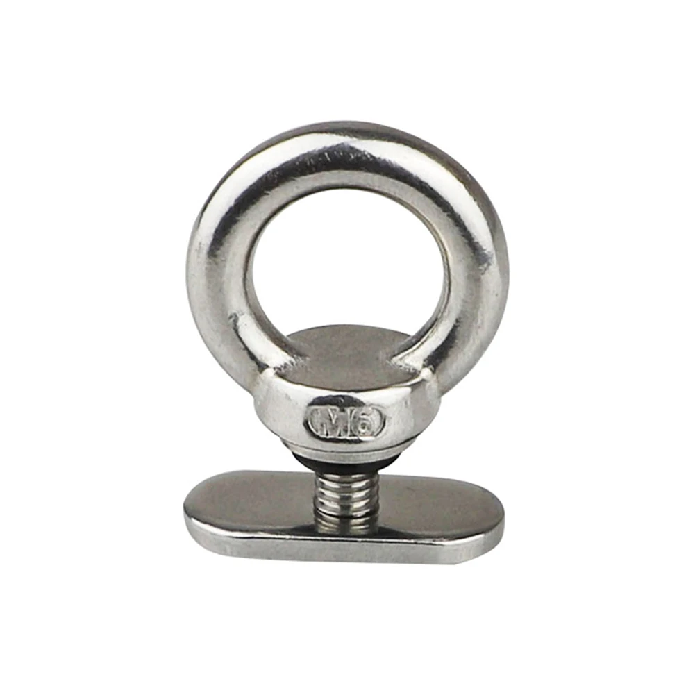 

Kayak Track Eyelet Easy to Install and Move 4 Piece Kayak Track Mount Eyelet Set for Bungee Cords and Accessories