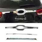 Для Kia Sorento L 2015 2016 2017 2018 2019 автомобильный стиль Стик задний бампер крышка ABSстальная обмотка Лицензия отделка рамка панель лампы
