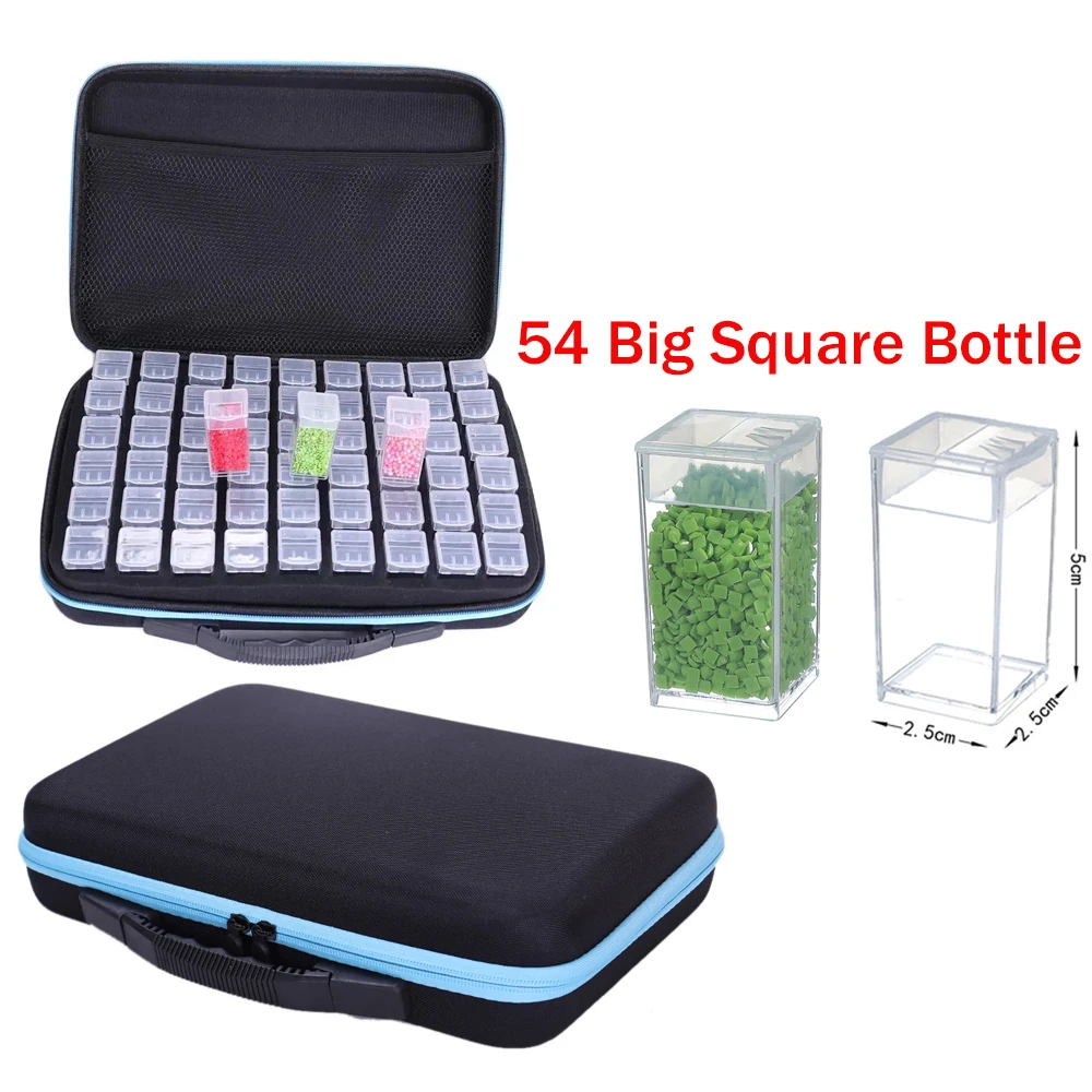 HOMFUN 54-слотовый набор сумок для хранения алмазной живописи аксессуаров