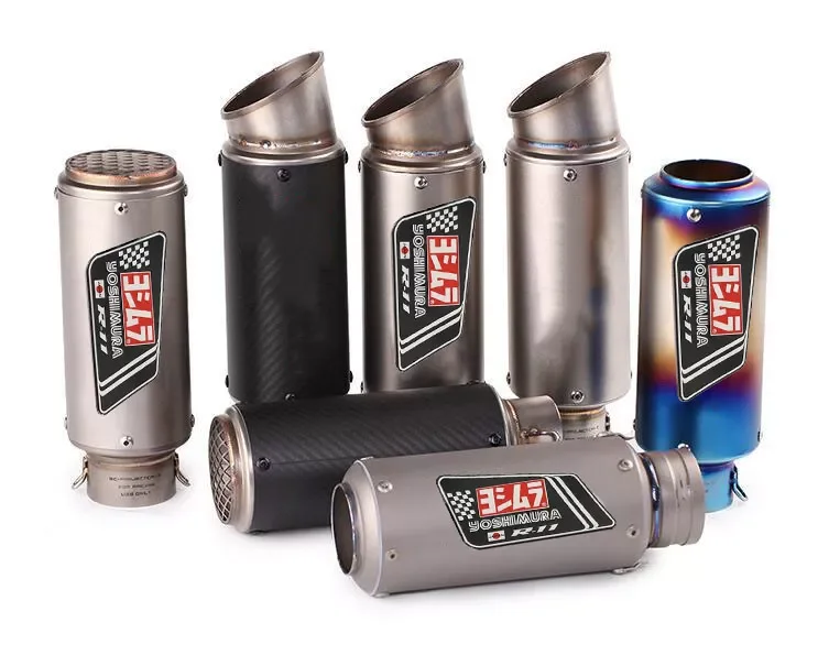 

51mm/60mm Motorcycle exhaust pipe with DB killer Motor Exhaust Pipe Muffler Carbon Fiber GP-project for most Scooter s1000rr R65