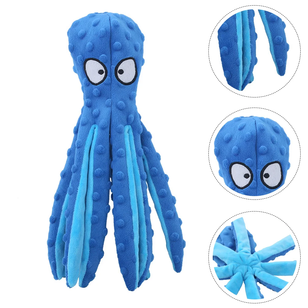 

Toy Dog Plush Chewinteractive Puppy Toys Soft Teething Cleaning Teeth Mallard Crinkle Animal Stuffingstuffed Sounding Bite Pet