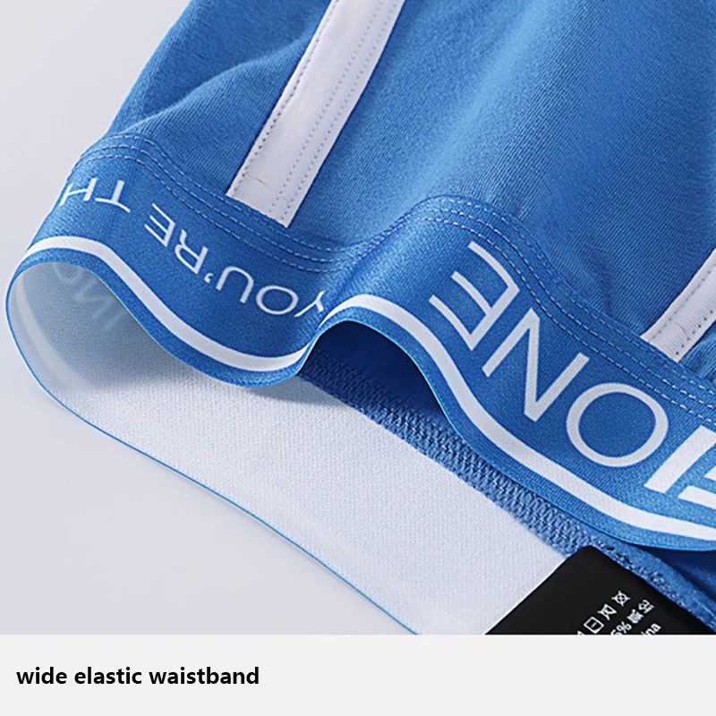 FK Fashion Dynamic Boxer Brief Casual Home Men's Cotton Underwear Low Waist Breathable Sports Male Underpants Sexy Shorts Boxers