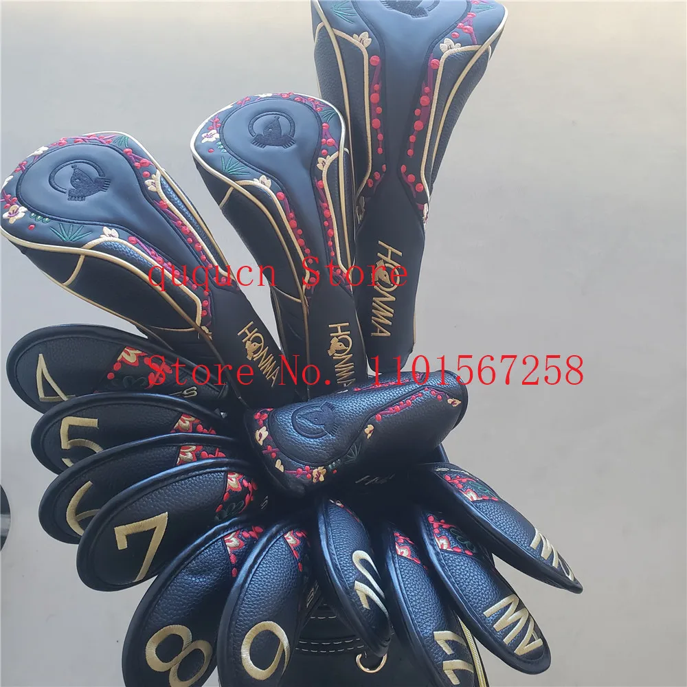 

Golf Club Full Set HONMA S-08 4 Star set Golf Complete Golf Club Set Driver+Fairway+Golf Iron+Putter / 14 pcs Graphite Shaft
