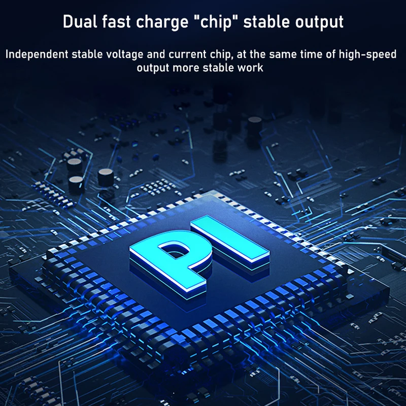 Фото Двойное зарядное устройство USB Type C 40 Вт поддержка PD 20 Вт портативный адаптер для быстрой зарядки для iPhone 13 12 Pro Max Mini 8 Plus №5