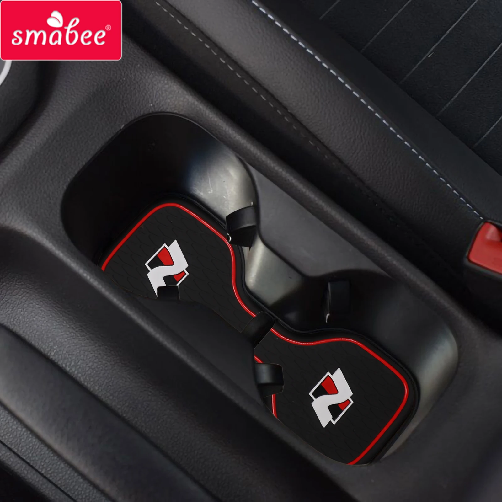 

Smabee Gate Slot Cup Mat for Hyundai I30 I30 N 2017-2022 Hatchback Inner Accessories Anti-Slip Door Groove Pad Non-Slip Coaster