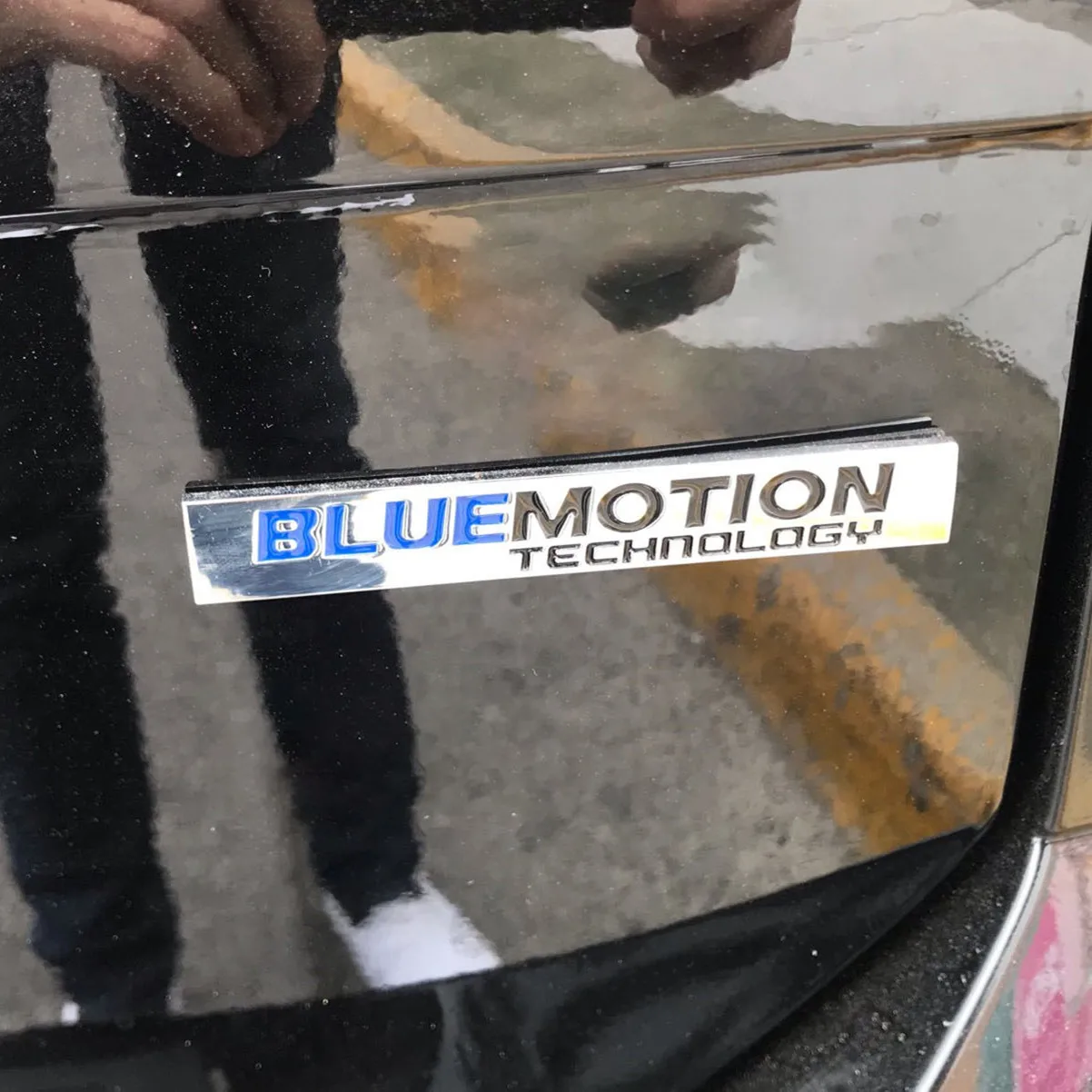 3D Автомобильная наклейка эмблема Автомобильный задний значок для Volkswagen VW Bluemotion